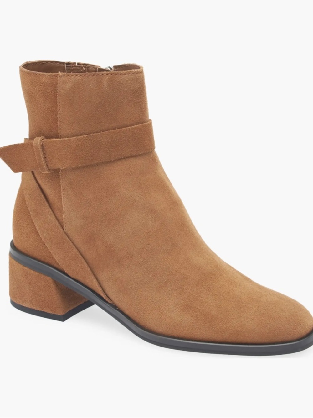 Dolce Vita Lorrie Western Suede Ankle Booties Brown Size 9